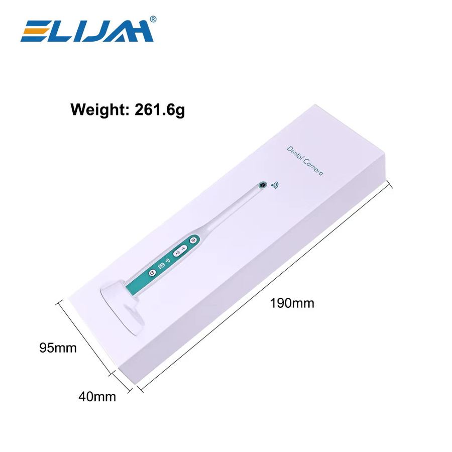 ELIJAH Drahtlose Intraorale Endoskop Kamera mit 2 MP HD WiFi und 8 LED-Leuchten für iOS und Android in Weiß - Bild 3