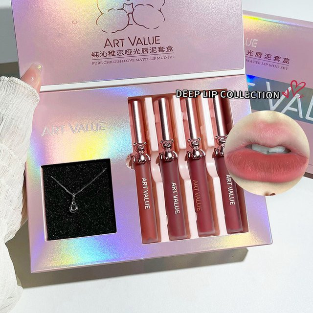 ART VALUE Lipgloss-Set, 4-teilig, Unisex - Bild 1