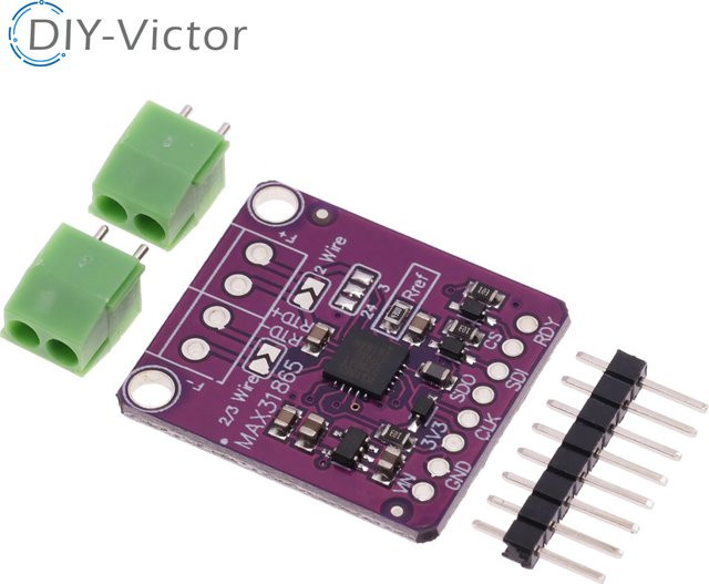 MAX31865 PT100 zu PT1000 RTD-zu-Digital Konverter Board Temperatur Sensor Verstärker Modul für Arduino (3,3 V/5 V) - Bild 1