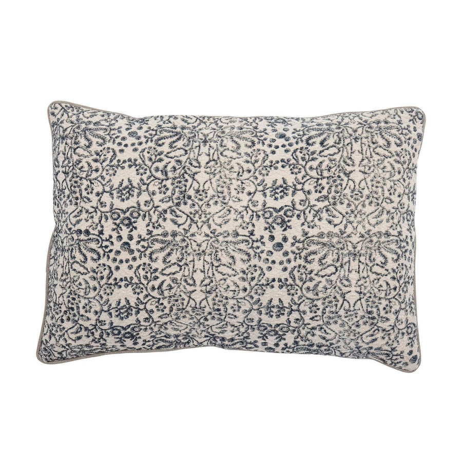 Bloomingville Jesi Kissen aus Baumwolle, schwarz, B/H: 40 x 60 cm - Bild 1