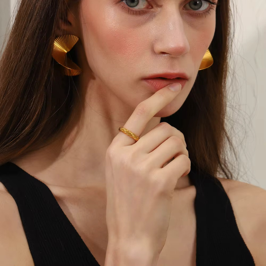 E.B.belle Ringe, Edelstahl, Gold, Damen - Bild 2