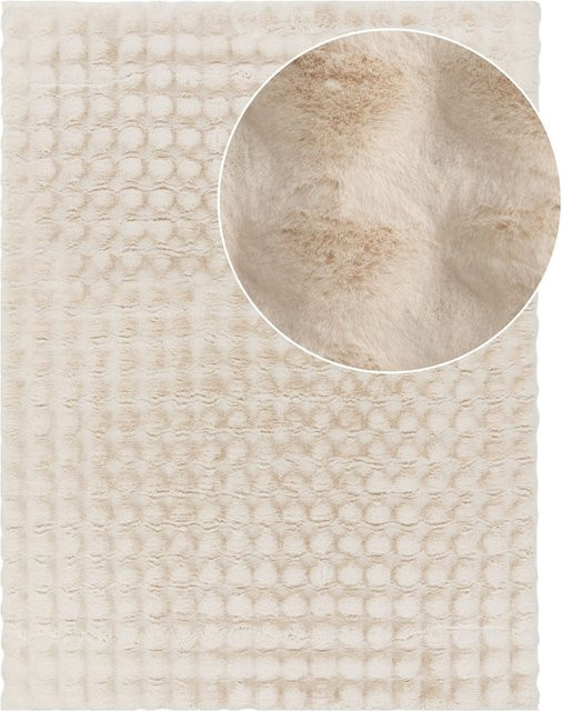 Fellteppich Arnia in Beige, B/T: 120 x 160 cm - Bild 1