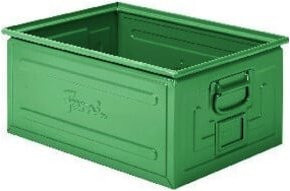 Stahlkasten go-e GR.272-4A5 Grau RAL7000 aus Metall stapelbar B: 45 cm, T: 30 cm, H: 30 cm - Bild 1