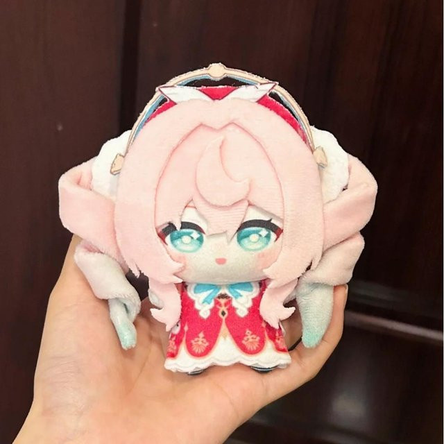 Yiran toy Honkai Star Rail Castorice Hyacinthia Qingque Plüschtier, 10cm, ab 14 Jahren - Bild 1