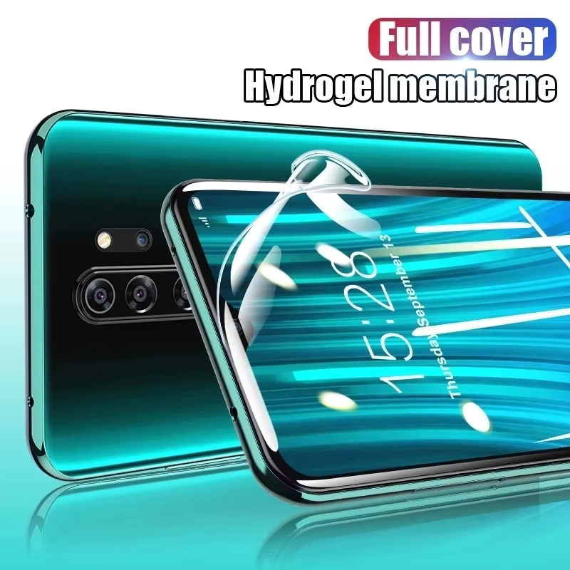 3er-Set Hydrogel-Schutzfolien für Xiaomi Poco M3 M4 X3 Pro NFC F3 GT F1 F2 Pro, transparent, Vollabdeckung - Bild 2