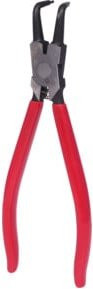 KS Tools Innen-Seegeringzange abgewinkelt aus Chrom-Vanadium in Rot, Länge: 230 mm - Bild 1