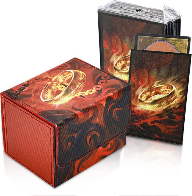 BANLOGA Kartendeckbox, Sammelkarten-Aufbewahrungsbox, Weiß, Kunststoff - Bild 1