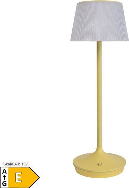 Näve LED Solar- und Akkutischleuchte EMMI CCT in Gelb, Höhe: 38 cm - Bild 1