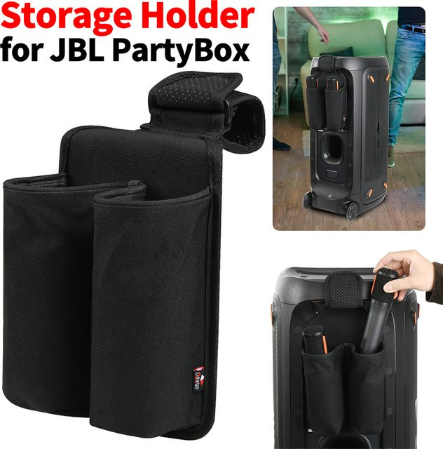 JBL PartyBox Zubehör Tragetasche aus 900D Nylon für Mikrofon-Halter und Mic-Aufhänger in Schwarz - Bild 1
