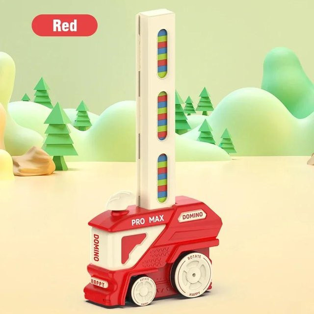 Linyi toy car, Automatischer Domino-Zug, mit 60 Dominosteinen - Bild 1
