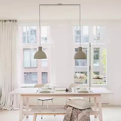 Lightswing Deckenschiene 2-flammig in Weiß Matt, Länge: 110 cm - Bild 1