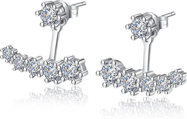 BJXMOSO Ohrringe 925 Silber, Zirkonia, Damen - Bild 1