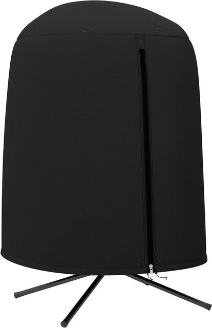 Outsunny Hängesessel Abdeckung aus Oxford-Polyester in Schwarz mit Reißverschluss, B: 128 cm, H: 190 cm - Bild 1