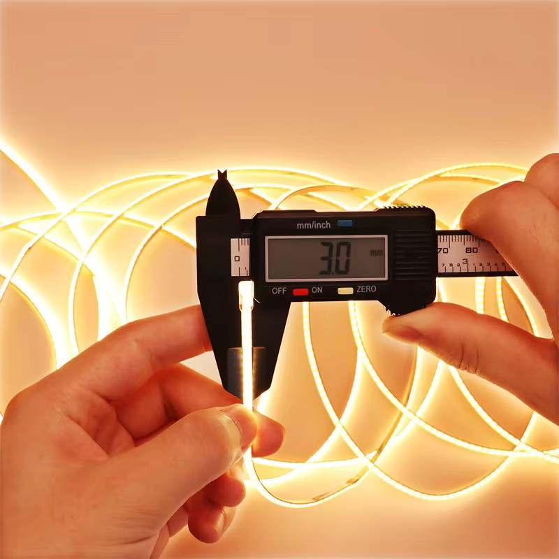 Acosh Neon COB LED-Streifen Warmweiß, 5V USB Dimmbares Flexibles LED-Band mit Dimmer, 3mm Dünn für Schrank- und Heim-DIY-Beleuchtung - Bild 5