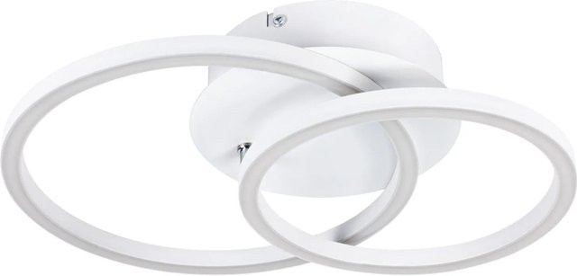 NETTLIFE LED Deckenleuchte in Weiß aus Metall im modernen Ring-Design - Bild 1