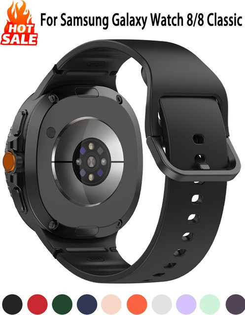 Samsung Uhrenarmband Silikon, Schwarz, Unisex - Bild 1
