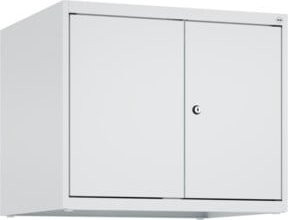 C+P Aufsatzschrank Classic PLUS mit 2 Abteilen, Grau, B/T/H: 50 x 60 x 50 cm, mit Zylinderschloss - Bild 1