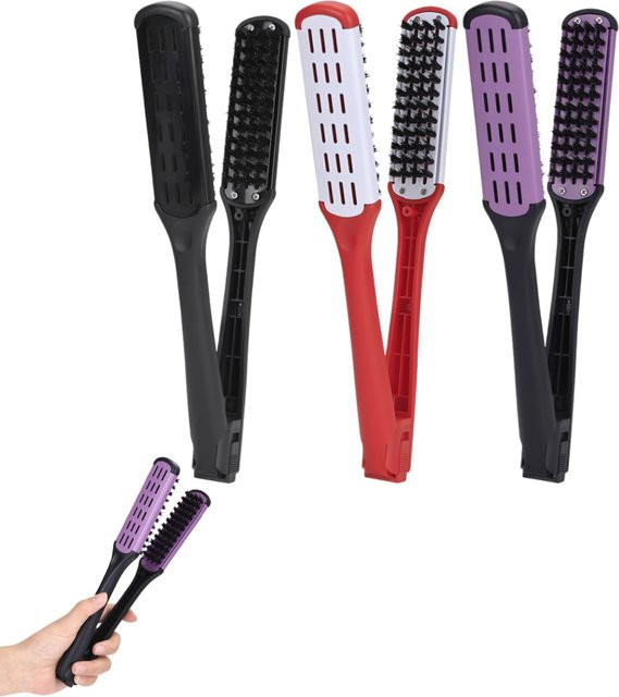 V-förmiger Haarglättungskamm, antistatisches Styling-Werkzeug, Unisex - Bild 1