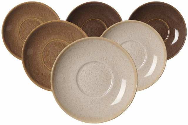 Ritzenhoff & Breker Kaffeeuntertassen Sahara aus Porzellan Multicolour 6er Set Durchmesser: 14,5 cm - Bild 1