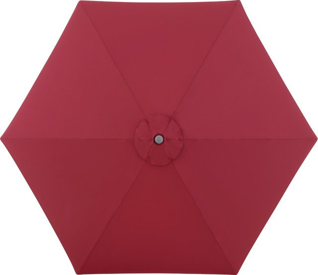 Doppler Sonnenschirm ACT Push Up in Rot mit Aluminiumgestell, Durchmesser: 310 cm - Bild 1