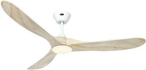 CasaFan ECO GENUINO-L 152 MW-NT Deckenventilator in Weiß Matt mit Fernbedienung und Winterbetrieb, Durchmesser: 152 cm, Höhe: 34 cm - Bild 1