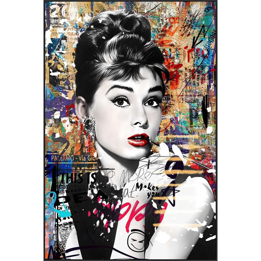Art Universe Leinwandbild Holly Style Modern Abstract Multicolour B: 80 cm, H: 120 cm - Bild 2