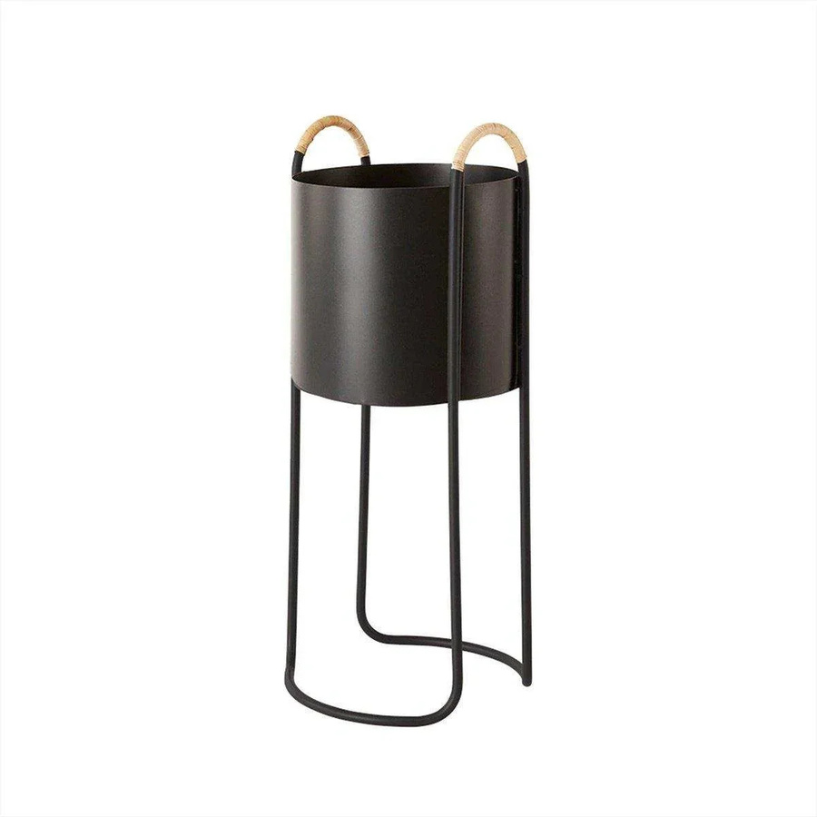 Oyoy Maki Topf schwarz B: 55 cm, H: 22 cm - Bild 1