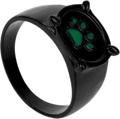 HOW-E Ring, Legierung, Schwarz, Unisex, US 12 - Bild 1