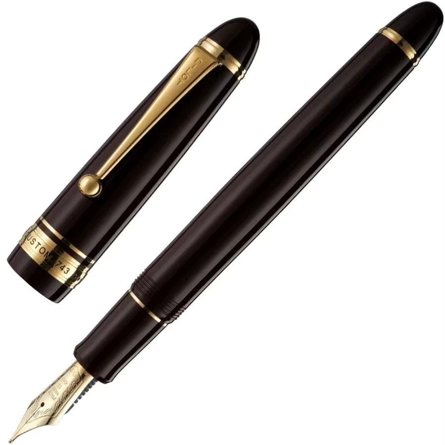 PILOT Custom 743 Füllfederhalter mit 14K Goldfeder in Schwarz - Bild 2