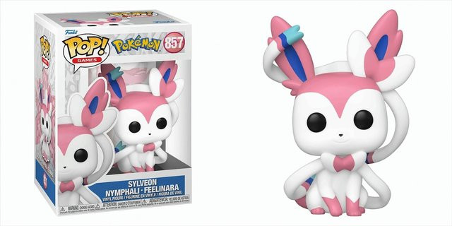 Funko Pokemon Sylveon Nymphali Feelinara Vinyl Figur - Bild 1