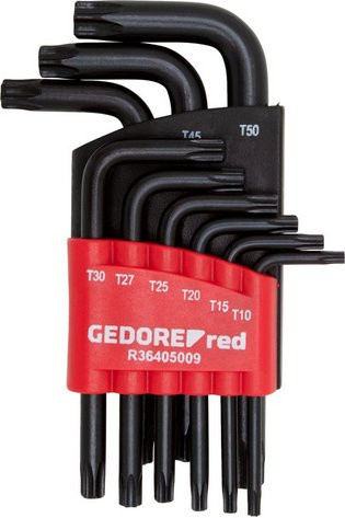 Gedore red Winkelschraubendrehersatz TX T10-50, 9-teilig, schwarz - Bild 3