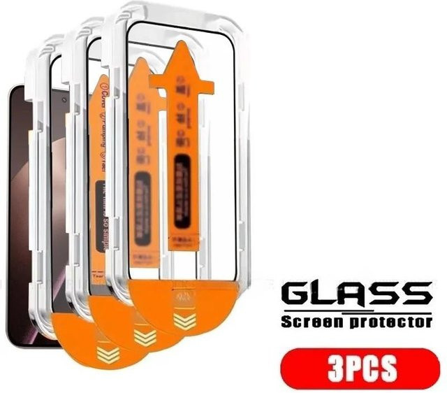 Xiaomi Ultra HD Gehärtete Glas Schutzfolie Transparent für Xiaomi 15, 14 Ultra, 13 T/Pro und 15 Pro inklusive blasenfreiem Installations-Kit - Bild 1
