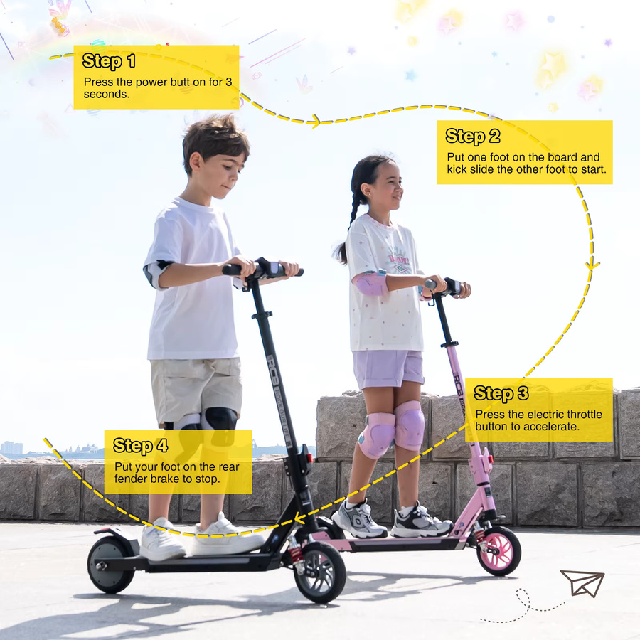 RCB KIDS Elektroroller, ab 6 Jahre - Bild 5
