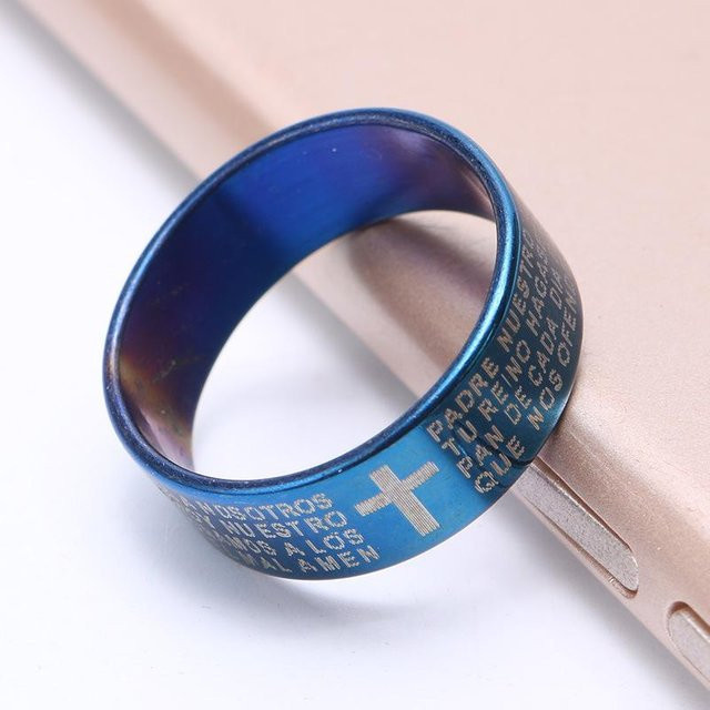 Ring Edelstahl, Silber, Unisex - Bild 1