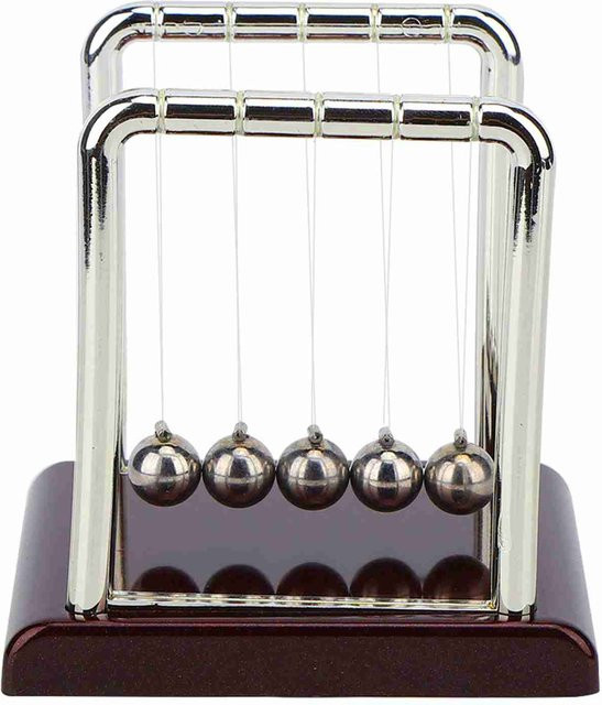 TOMTOP JMS Quadratische Form Balance Pendelkugel Spielzeug, white - Bild 1