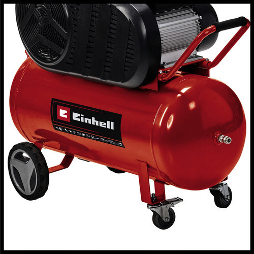 Einhell Druckluft-Kompressor TE-AC 430/90/10 in Rot mit 90 l Fassungsvermögen und 10 bar Druck - Bild 3