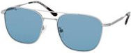Lacoste L 269S Sonnenbrille Aviator, Metall, Unisex, silver, blue - Bild 1