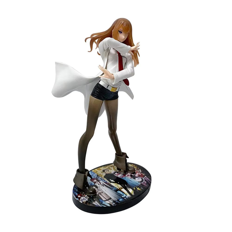 Bandai Steins;Gate Makise Kurisu Dream Tech Figur, Actionfigur, Weißer Mantel-Stil, 21,5 cm - Bild 3