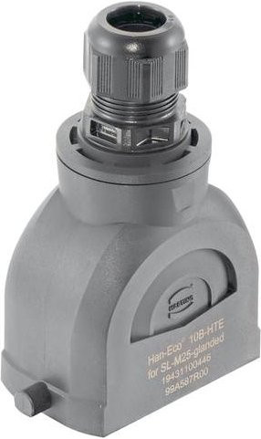 HARTING Tüllengehäuse 19 43 110 0446 in Grau - Bild 1