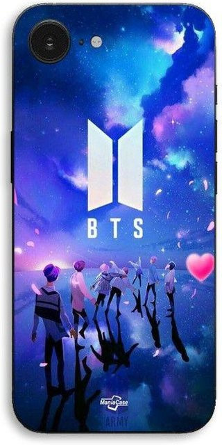 MANIACASE Handyhülle für iPhone 17e mit BTS Gruppe Symbol in Multicolour - Bild 1