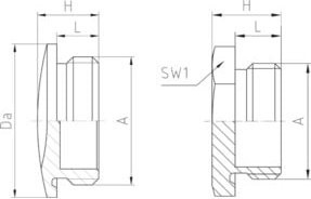 Jacob Verschlußschraube MS M12x1,5 aus Messing 10.1215 - Bild 1