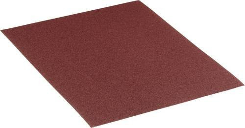 Rhodius Schleifpapier Körnung 80 Rot für Metall und Holz B/H/T: 280 x 230 x 0,1 cm 50 Stück - Bild 1