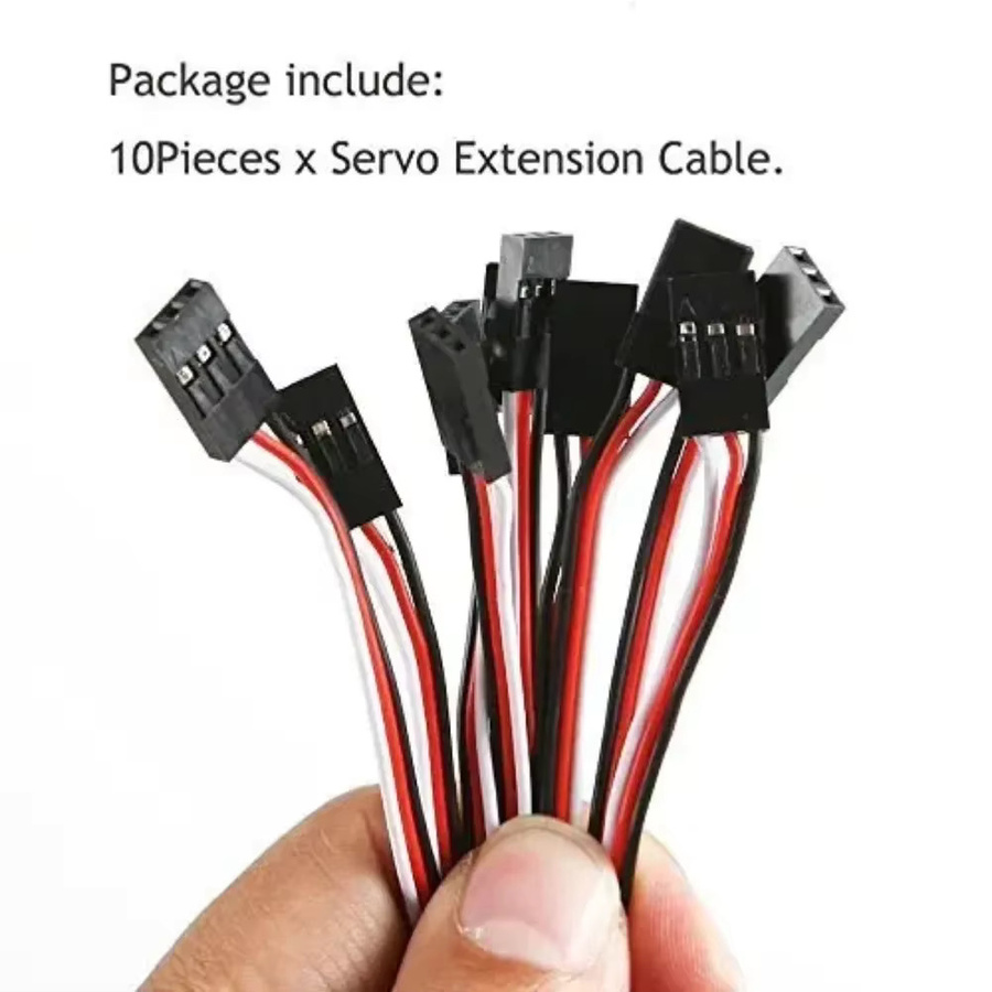 stemedu Servo Verlängerung Kabel, JR Stecker, 10 cm, 3 Pin, Zubehör - Bild 2