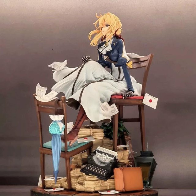 Violet Evergarden Anime Figur, 28cm, weiß, ab 14 Jahren - Bild 1