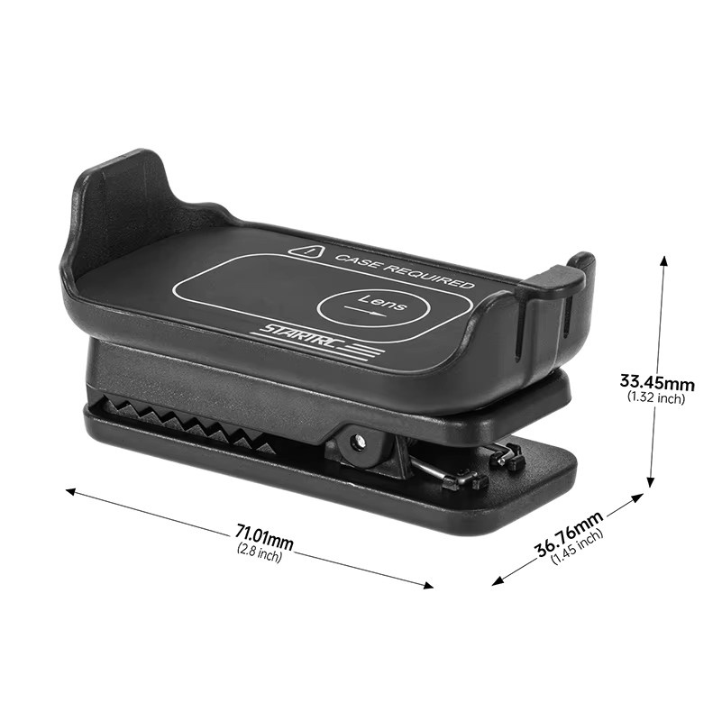 DJI OSMO NANO Magnetischer Rucksack-Clip-Halter mit 360 Grad Drehfunktion und Schutzhülle in Schwarz - Bild 3