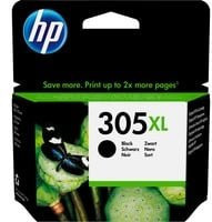 HP Tintenpatrone Schwarz Nr. 305XL (3YM62AE) für DeskJet und Envy Inkjet-Drucker - Bild 1
