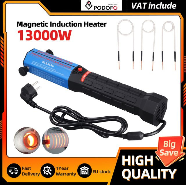 Podofo Hochleistungs-Magnetinduktionsheizer 1300W als Schraubenentferner für rostige Schrauben und Muttern - Bild 1