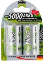 Ansmann NiMH Akku 5000mAh Silber - Bild 1