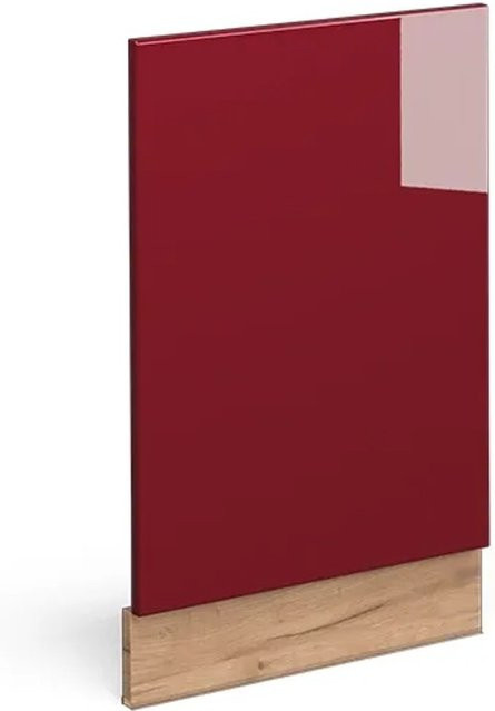 Vicco Geschirrspülerblende Fame-Line Eiche Rot Bordeaux Hochglanz Breite: 45 cm - Bild 2
