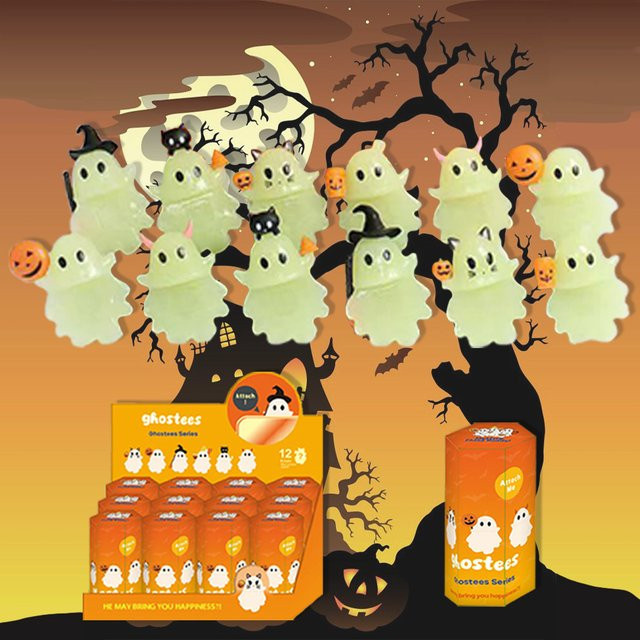 Bandai Halloween-Geisterfigur, Minifigur, Fantasy, Weiß, Kunststoff - Bild 1
